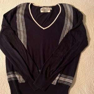Tory Sport Womens Navy Blue Sweater.